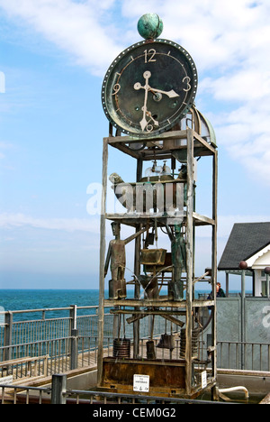 Wetterfahne von Southwold Pier, Ostengland. Im Jahr 1998 von Tim Hunkin und Will Jackson Stockfoto