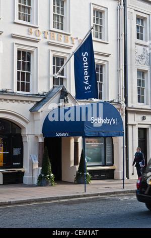 Sothebys Auktion Zimmer, Bond Street, London Stockfoto