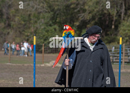 Der jährliche Hoggetowne mittelalterlichen Jahrmarkt in Gainesville Florida Stockfoto