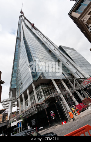 Der Shard London Bridge Viertel - bald auf das höchste Gebäude in Westeuropa. Stockfoto