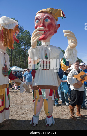 Der jährliche Hoggetowne mittelalterlichen Jahrmarkt in Gainesville Florida Stockfoto