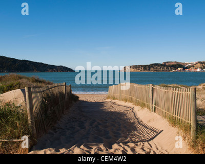 São Martinho Porto bay Stockfoto