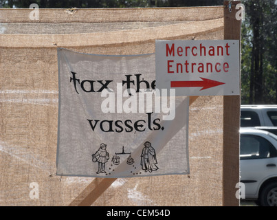 Der jährliche Hoggetowne mittelalterlichen Jahrmarkt in Gainesville Florida Stockfoto