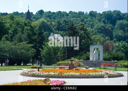 Miskolc - eine mittelgroße Stadt im nördlichen Teil von Ungarn. Stockfoto