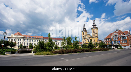 Miskolc - eine mittelgroße Stadt im nördlichen Teil von Ungarn. Stockfoto