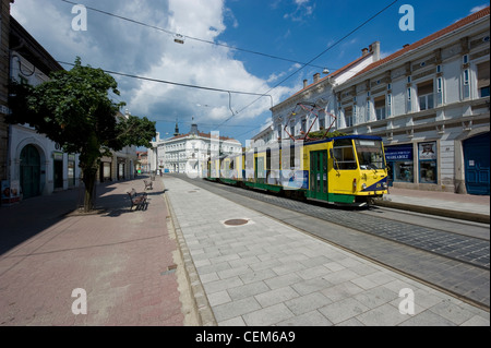 Miskolc - eine mittelgroße Stadt im nördlichen Teil von Ungarn. Stockfoto