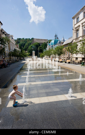 Miskolc - eine mittelgroße Stadt im nördlichen Teil von Ungarn. Stockfoto