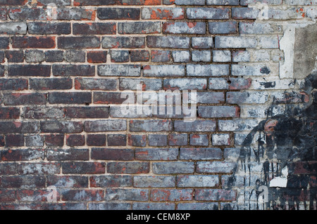 Eine alte Mauer in Hoboken, NJ Stockfoto