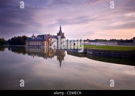 Das Chateau de Chantilly in Nordfrankreich Stockfoto