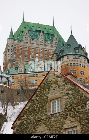 Chateau Frontenac Hotel, Quebec City, Kanada Stockfoto