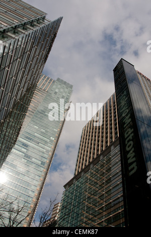 Tokyo Midtown Tower, Einkaufen und komplexen Bürogebäude in Roppongi, Tokyo, Japan Stockfoto