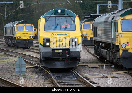 Freightliner Lokomotive Klemme UK Stockfoto