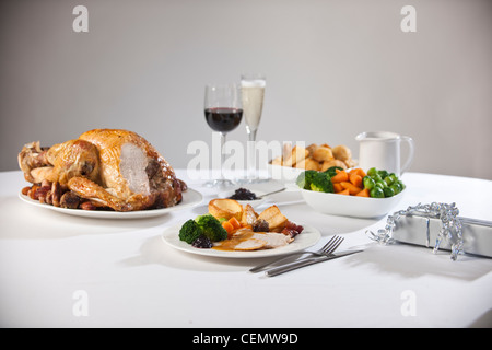 Zurück zur Schule Alphabet Spaghetti auf Toast Stockfoto