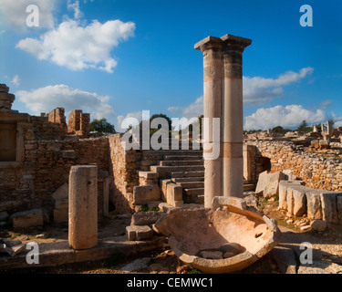 CY - CURIUM: Heiligtum des Apollo Hylates Stockfoto