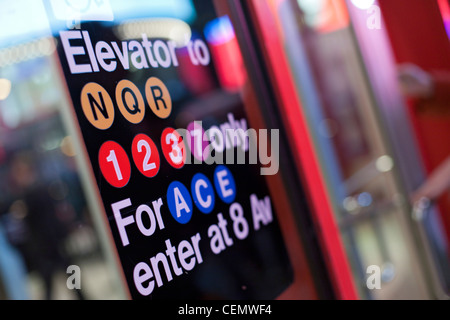 Times Square Stockfoto