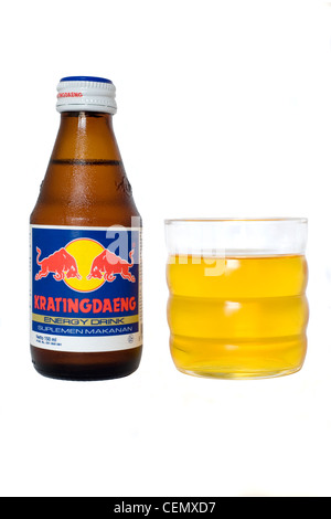 Das original red Bull Krating Daeng aus Indonesien Südost-Asien Stockfoto