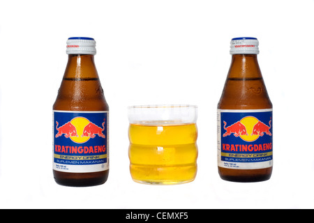 Das original red Bull Krating Daeng aus Indonesien Südost-Asien Stockfoto