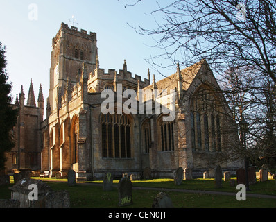 St. Peter und Paul Kirche, Northleach, Gloucestershire Stockfoto