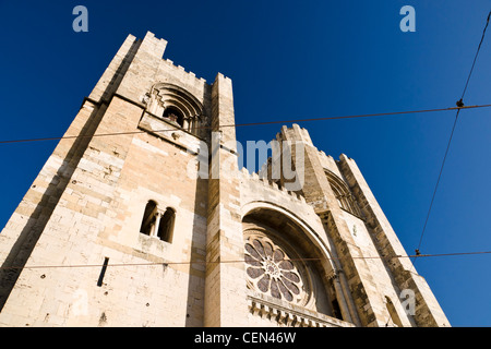 Sé de Lisboa (Lissabon Kathedrale). Lissabon, Portugal. Stockfoto