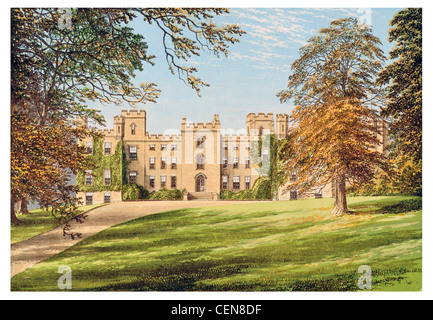 Mulgrave Castle Yorkshire England Lady Catherine Darnley schießen Immobilien UK Stockfoto