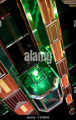 Personenaufzug. Italienisches Passagierschiff. Costa Concordia Stockfoto