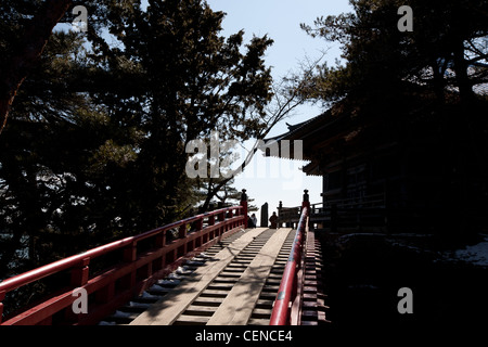 Godaido-Schrein in Matsushima, Präfektur Miyagi, Japan. Stockfoto