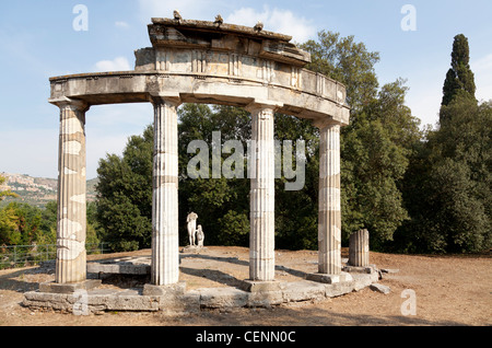 Nymphäum und den Tempel der Venus in Hadrians Villa, Tivoli, Italien Stockfoto