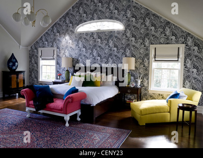 Amy Smilovic HouseBedroom Stockfoto