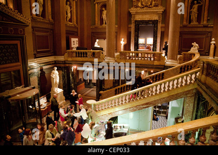 Der reich verzierte Eingangshalle, das Fitzwilliam Museum, Cambridge UK Stockfoto