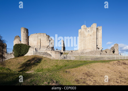 Conisbrough Burgruine in Doncaster, South Yorkshire, Großbritannien Stockfoto