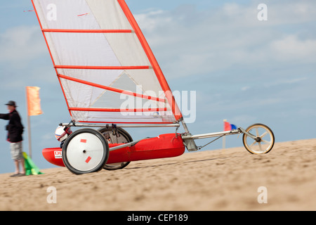 internationalen Land Segeln Yachting Veranstaltung Meisterschaft Wettbewerb treffen auf Hoylake Strand Renn-event Stockfoto