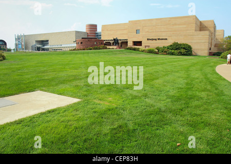 Außenansicht des Eiteljorg Museum der amerikanischen Indianer und westlicher Kunst in Indianapolis, Indiana Stockfoto