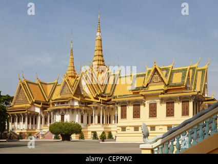 Der Thronsaal, Königspalast, Phnom Penh Stockfoto