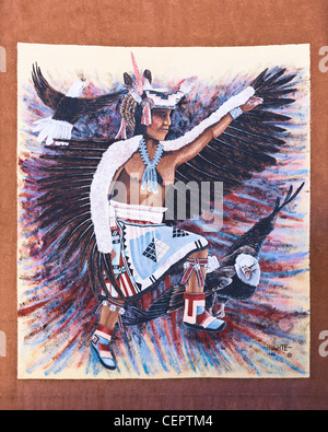 Native Dancer von Hughte, Albuquerque Stockfoto