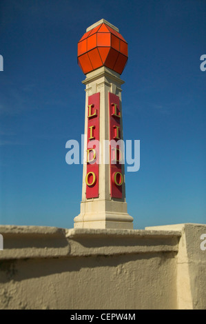 Der Lido-Turm im Cliftonville Lido, Margate Stockfoto