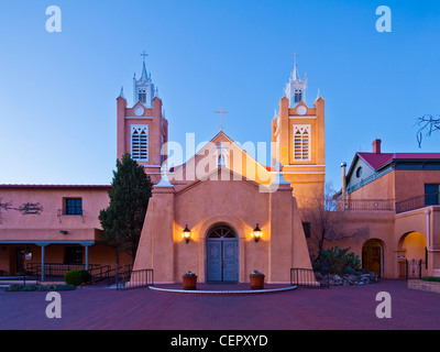 San Felipe De Neri Parish, Albuquerque Stockfoto