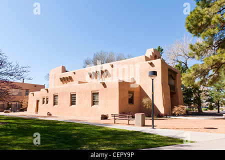 Alumni Memorial Chapel, UNM, Albuquerque Stockfoto