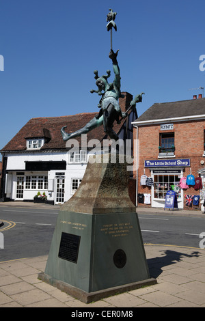 Eine Statue von The Jester von Twelfth Night in London. Die Bronze ist das Werk von James Butler RA und erhielt den Auftrag Stockfoto