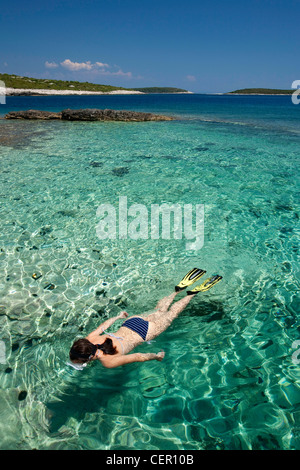 Schnorcheln in Kroatien, Insel Vis, Adria, Kroatien Stockfoto