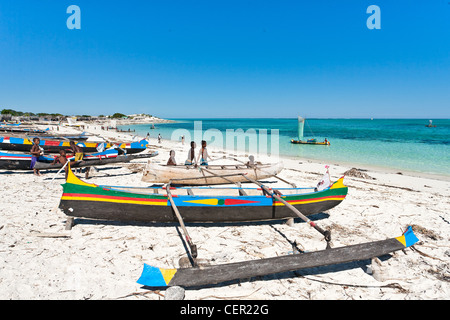 Die Fischerei Dorf Tsifota, südwestlichen Madagaskar Stockfoto