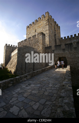 São Jorge Castle, Castelo de São Jorge, Lissabon, Portugal Stockfoto