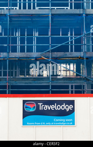 Entwicklung einer neuen Travelodge in Bromley, Kent. Stockfoto