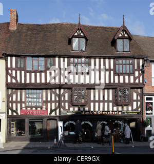 (7) Bilder über Tudor Architektur in Frankwell, Shrewsbury in der Bibliothek des Fotografen an diesem Englisch Veranstaltungsort. Stockfoto