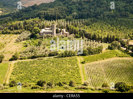 Weinberge und Immobilien In Umbrien Stockfoto