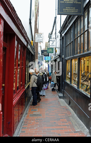 Antike Juweliere Geschäfte in The Lanes Brighton UK Stockfoto