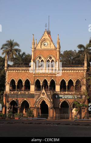 Indien, Maharashtra, Mumbai, David Sassoon Bibliothek und Lesesaal, Stockfoto