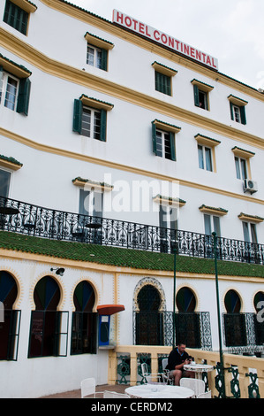 Hotel Continental, Tanger, Marokko, Nordafrika Stockfoto