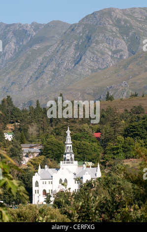 Niederländisch-reformierten Kirche an der Garden Route in Swellendam am Fuße der Langeberg Mountains Western Cape Südafrika Stockfoto