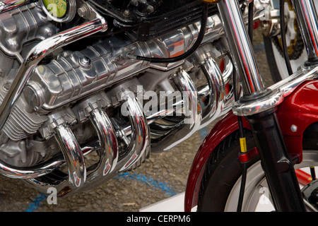 Honda CBX bei den Classic-Bike-Show. Stockfoto