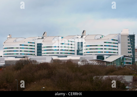 Die Queen Elizabeth Hospital in Birmingham Stockfoto